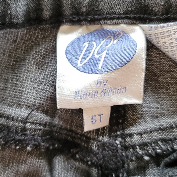 DG2 Skinny Jeans w/Ankle Zip Stonewashed Black 6T - Lots More in Closet! - Picture 7 of 10